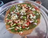 A picture of step 2 of Khakhra topping.