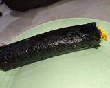Foto langkah ke 3 dari resep Gimbab nori sat set sederhana isi abon telur keju.