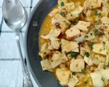 Foto del paso 7 de la receta: Tortas cenceñas con rodaja de pota al curry