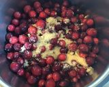 Une image de l'étape 1 de Flan aux cranberries fraîches et vanille.