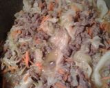 A picture of step 6 of Cabbage carne picada.