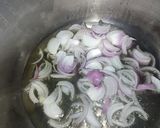 A picture of step 3 of Karele chane ki daal.