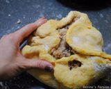 A picture of step 8 of Gata bread (cake).