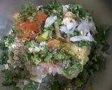 A picture of step 3 of Bihari Aloo Chokha.