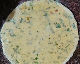 A picture of step 6 of Soya Square parantha.