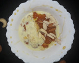 கேரட் ஹல்வா ரப்டி இன் ஹானி டிராப் பவுல்(carrot halwa rabdi in honey drop bowl recipe in tamil) ரெசிபி ஸ்டேப் 7 புகைப்படம்