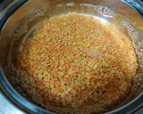 A picture of step 1 of Quick sambar with chayote.