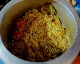 A picture of step 5 of Prawns Pulao.