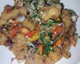 Foto langkah ke 7 dari resep Ayam Popcorn Sambal Matah.
