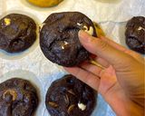 صورة لخطوة 7 من وصفة كوكيز نيويورك دبل تشوكلت (بحشو الشوكلت سبريد) 🍪