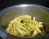 A picture of step 3 of ✡🔴✡KHATTI MEETHI KAREE KI CHUTNEY(raw mango).