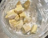 A picture of step 5 of Coconut Milk Pumpkin Soup with Dumplings.
