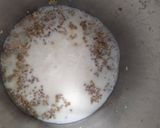 A picture of step 2 of Bajra kheer.