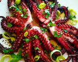 A picture of step 2 of Baked Octopus with Oil and Vinegar 🦑.