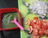 A picture of step 4 of Masaledar bhindi.