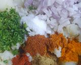 A picture of step 2 of Stuffed Jowar Kulcha.