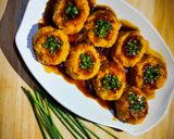 Foto langkah ke 10 dari resep Mangkuk Ayam Wortel Isi Telur.