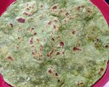 A picture of step 7 of Spinach paratha(palak paratha).