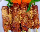 Hình bước làm 3 của món Nem lụi chay