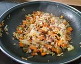Foto del paso 3 de la receta Quinoa con Verduras y Pollo en Soja