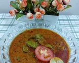 A picture of step 5 of Mutton achari.