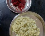 A picture of step 1 of Beetroot Sweet Potato Tikki / Pink Tikki.