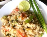 รูปขั้นตอนการทำที่ 5 ของ ข้าวผัดหมูยอใส่ไข่