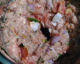 A picture of step 3 of Soya chunk gravy.