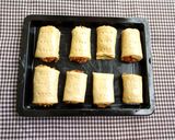 A picture of step 4 of Fish Roll.