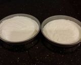 A picture of step 17 of White Layer Cake with a Raspberry Swirl Cheesecake center layer and a Raspberry Cream Frosting.