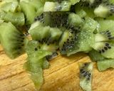 A picture of step 1 of Kiwi cream dessert 🍨.