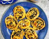 A picture of step 7 of Spinach and Feta Rolls/ Buns.