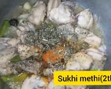 A picture of step 4 of Degi Chicken Palak.
