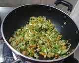 A picture of step 8 of वेजटेबल बिरयानी फ्लावर्स बॉलस और तिरंगा(बिना कलर के).
