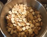 Gombás-spenótos-paradicsomos tofu recept fázis 2 fotója