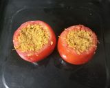 A picture of step 15 of Soya stuff tomato.