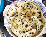 A picture of step 8 of Buttery tawa naan.