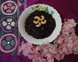 A picture of step 3 of Ragi Halwa.