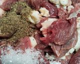 Gambar langkah 1 resipi Daging sambal kicap bersantan.
