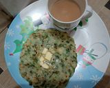 A picture of step 4 of Rice flour roti.