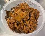 Une image de l'étape 4 de Pain de viande à la quinoa, œufs et emmental.