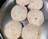 A picture of step 4 of Rice flour Instant Idlis, Sambar.