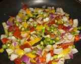 Foto del paso 1 de la receta Espirales con verduras y huevo