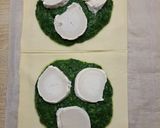 Une image de l'étape 2 de Feuilletés chèvre, épinard.