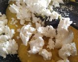 A picture of step 3 of Suji aamsatto (semolina mango papad) sweet.