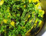 A picture of step 7 of Khaman Dhokla.