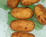 A picture of step 6 of Poha Cutlet.