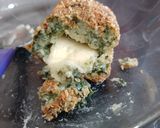 Foto del paso 4 de la receta: Bombas de papa, espinaca y muzzarela