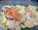 Foto del paso 3 de la receta Merluza al horno con patatas