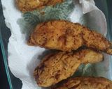 A picture of step 6 of Kfc style crispy fried chicken.